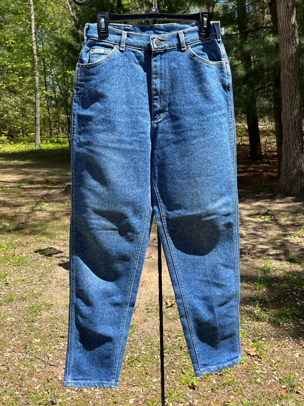 90s Lee Riders Stonewashed High-Waisted Mom Jeans Size 12 Retro